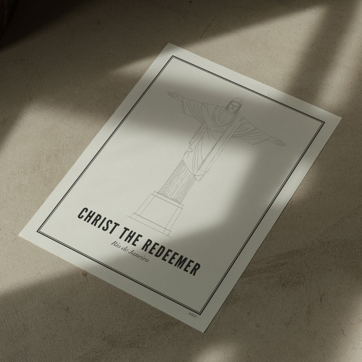 Poster von Rio de Janeiro - Cristo Redentor | WIJCK.